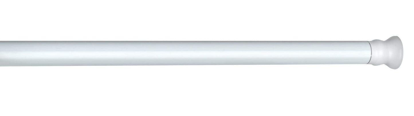 Wenko 19203100 Telescopic shower rail extra strong White ? 2,8 cm, Metal Aluminium, White