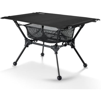 ONETIGRIS Dipper Camping Table, Lightweight Portable Folding Table with Mesh Storage Net, High/Low Options, Ideal for Camping, Hiking, Tailgating, Beach, Picnic, Travel, Backyard