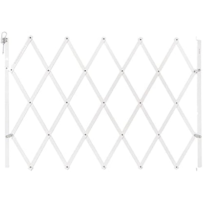 Nordlinger Pro 742001 Stop'Fix Extendable Wooden Pet Barrier for Dogs White
