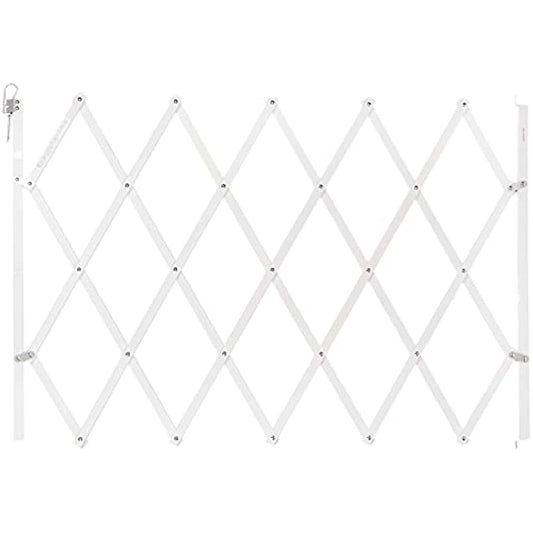 Nordlinger Pro 742001 Stop'Fix Extendable Wooden Pet Barrier for Dogs White