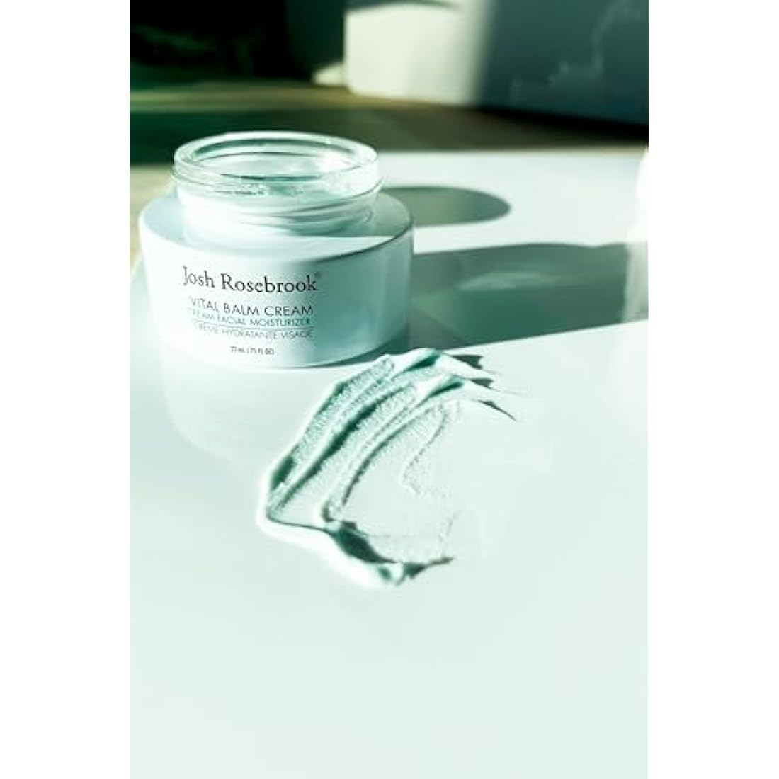 Josh Rosebrook Vital Balm Cream - High Performance Rich Facial Moisturizer, Protects Skin Barrier for All Skin Types Including Dehydrated and Mature. - 22mL - .75 Oz