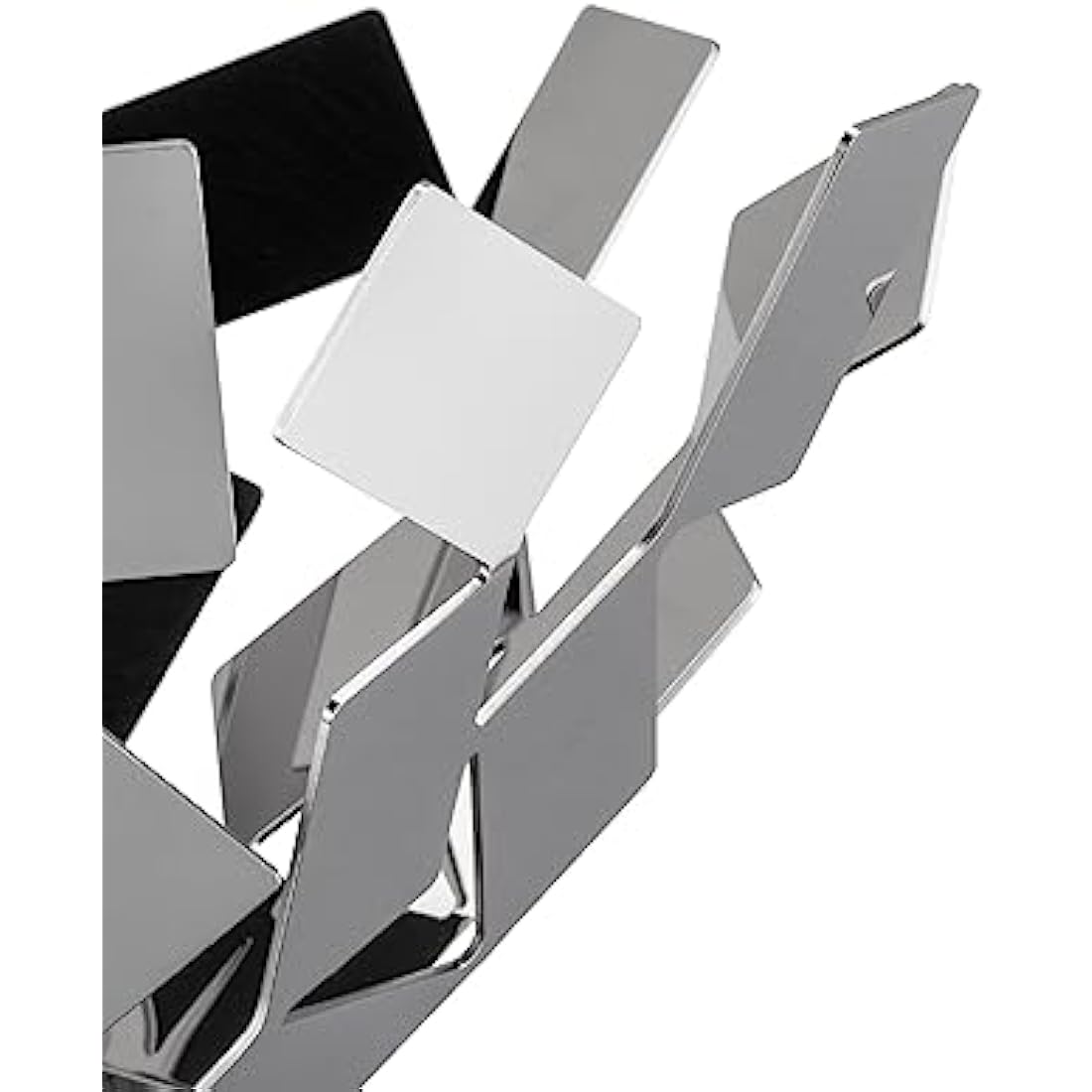 Alessi La Stanza Dello Scirocco Fruit Holder in 18/10 Stainless Steel Mirror Polished,27.3 x 12.7 x 27.3 cm, Silver