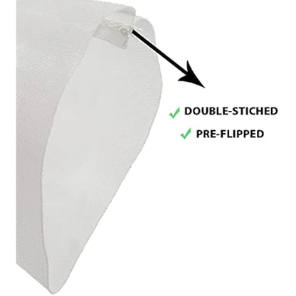 Ohdaze Nylon Filter Bags 2x4 inch | 40 Pack | 90 Micron Press Bags | 3 x Parchment Papers | 1 x Wax Container | Double-Stitch Nylon Micron Press Bags