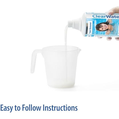Clearwater Foam Remover for Swimming Pool and Spa Treatment, 1 Litre