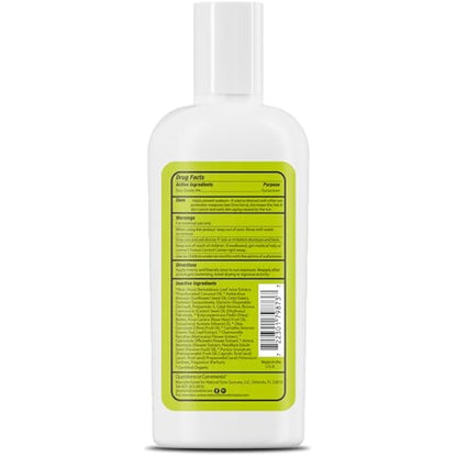 SPF15 Broad Spectrum Natural Sunscreen, Soothing & Hydrating Sunscreen Lotion, Plant-Based Sun Block, Water-Resistant Sun Screen Protector for Face and Body, 118ml - Natural Tone Organic Skincare