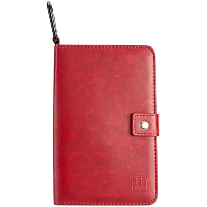 Handy Picks Golf Scorecard Holder n Yardage Book Cover - Divot Repair Tool, Ball Marker, Golf Tees, Scorer, Pencil n Scorecards Included - Gift for Golfers