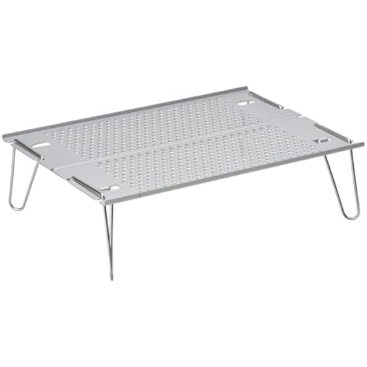 Snow Peak Ozen Solo Table, Aluminium, Silver, 297 x 210 x 85mm