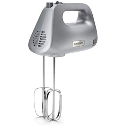 Kenwood Handmixer, 450W, 5 Speeds, Stainless Steel Kneaders and Beaters for Durability and Strength HMP30.A0SI- Silver