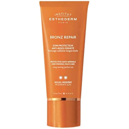 Institut Esthederm Bronz Repair Anti Wrinkle Sun Cream, Moderate Sun Protection for Face 50ml