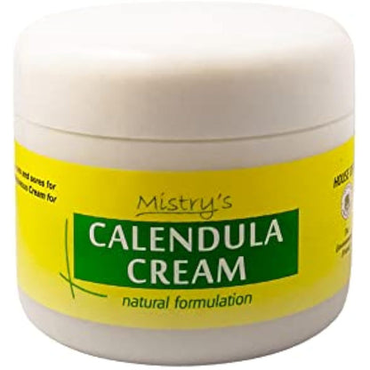 Mistry's Calendula Cream 50g - Calms & Hydrates, Muti-Purpose Skin Cream for Healing Cuts, Sores and Treating Rough Skin - Additive Free, Vegan,