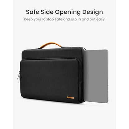 tomtoc 360 Protective Laptop Sleeve for 15-inch New MacBook Air 2025-2023 M4/A3241, M3/A3114, M2/A2941, 15'' Surface Laptop, Dell XPS 15 Plus, 15 MacBook Pro A1990 A1707, Water-resistant Carrying Case