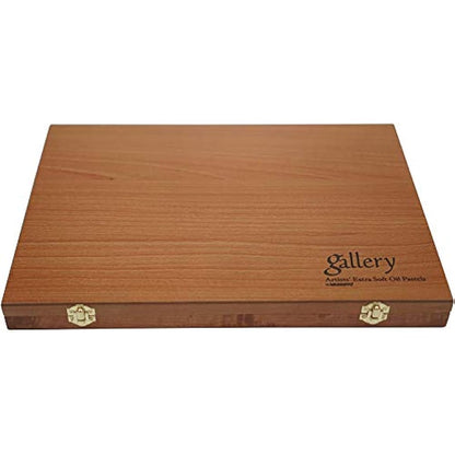 Mungyo Gallery Soft Oil Pastels Wood Box Set of 72 - Assorted Colors by Mungyo Gallery
