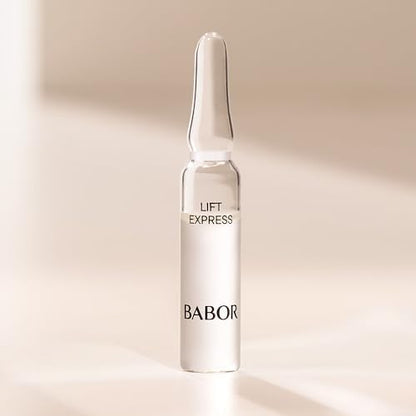 BABOR Lift Express Anti-Aging Serum Ampoules for the Face, for Immediate Anti-Wrinkle Effect, Vegan Formula, 7 x 2 ml Concentrated Ampoules
