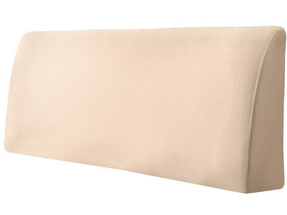 DUJUIKE Headboard Slipcover for Queen Bed, Stretch Bed Headboard Cover, Dustproof Protector Cover for Linen Tufted Upholstered