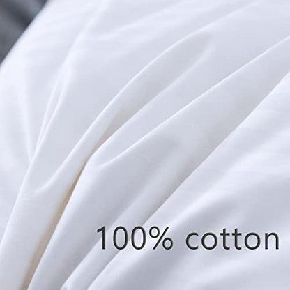 ANALIN 2 pack Goose Feather Down Pillows, 100% Cotton Shell, Non-allergenic & Anti dust mite, Soft Hotel Quality Pillows (50% Goose Down)
