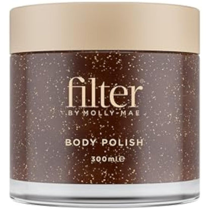 Filter by Molly-Mae Body Polish | Intensely Moisturising Full Body Scrub | Apricot Kernel Oil | Anti-Inflammatory | Smooths Skin Perfect Pre Tan Preparation | Vitamin A & Shea Butter | Antioxidant