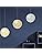 KRUIHAN 3D Print Led Moon Lamp Hang Ceiling Lamp Moon Light Night Light for Kids Room Restaurant Bed Room Living Room 25CM