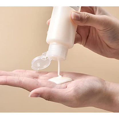 2PCS 200ml Travel Plastic Soft Tubes Bottle Emulsion Make up Cosmetics Container For Facial Cleanser Shampoo Shower