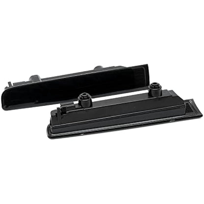 njssjd 2pcs LED Third Brake Light High Mount Stop Lamp for V-W T5 T6 T6.1 Transporter Panel Van Multivan Caravelle (with Rear Twin Doors) Rear Central High Level 3rd Brake Light Smoke Lens