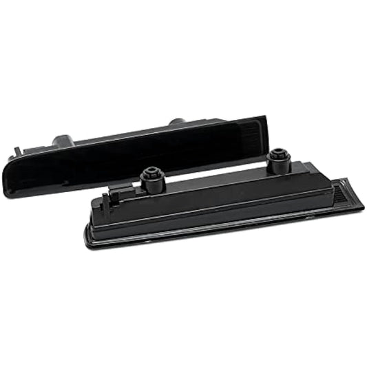 njssjd 2pcs LED Third Brake Light High Mount Stop Lamp for V-W T5 T6 T6.1 Transporter Panel Van Multivan Caravelle (with Rear Twin Doors) Rear Central High Level 3rd Brake Light Smoke Lens