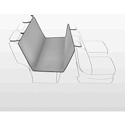 Trixie 1313 Protective Car Blanket, 1.45 × 1.60 m, Light Grey/ Black