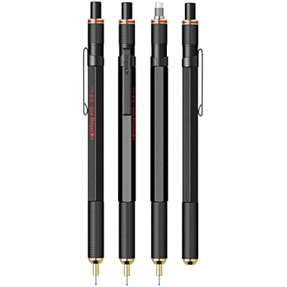 ROtring 800 Mechanical Pencil | 0.5 Mm | Black Metal Barrel