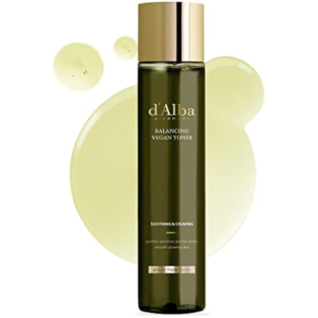 d'Alba Italian White Truffle Mild Skin Balancing Vegan Toner, Hydrating and Moisturising, Suitable for Dry and Sensitive Skin, Lightweight Finish, Korean Skincare
