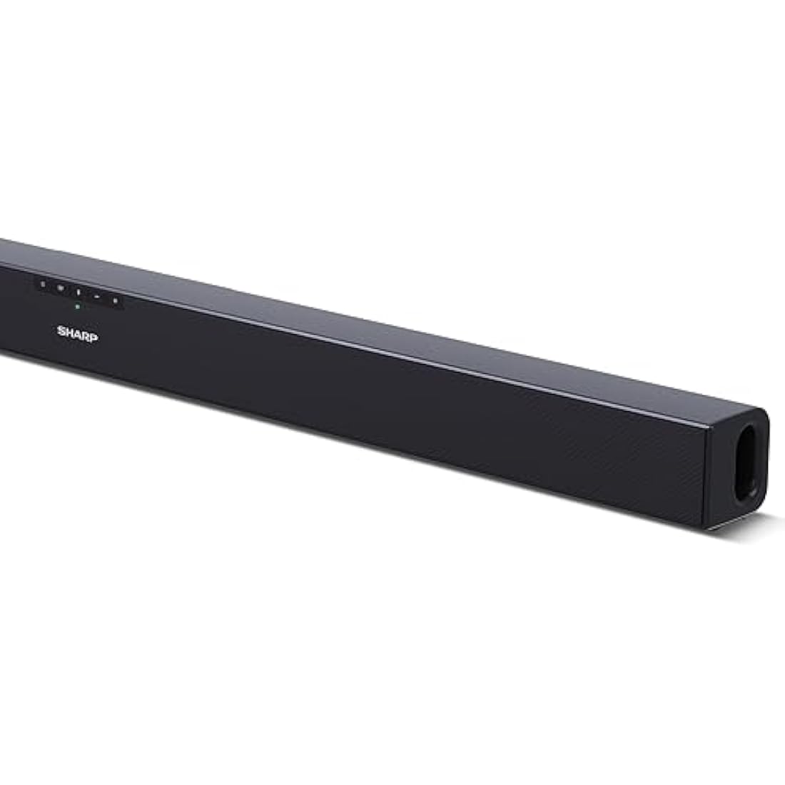 Sharp HT-SB140(MT) 2.0 Soundbar, 150W Slim Wireless Bluetooth Soundbar for TV and Device Streaming with HDMI ARC/CEC, Aux and Digital Optical-In, Wall Mount or Table Top Sound Bar - Black