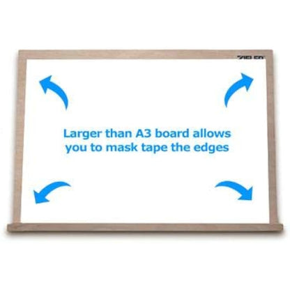 Premium Adjustable Table Top Art Easel/Desk Easel - by Zieler™. Ideal for Presentation, Painting, Crafting, Calligraphy, Sketching, Drawing & Planning - Made from Beechwood - 5 Different Angles (A3)