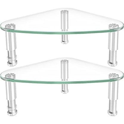 Hemudu 2 Pack Computer Monitor Stand Riser/Triangle Save Space Desktop Corner Stand for Computer, Laptop,HD01T-203P