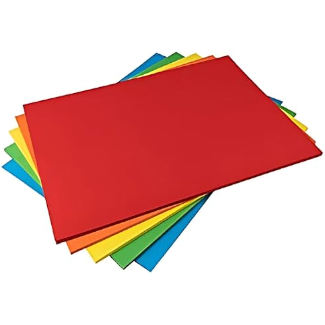 Hawksbill Paper 160GSM Multi-Purpose Rainbow Coloured Card – 250 Pack of Thick, Premium, Bright Printer A4 Card Paper – Copier Paper for Home, Office & Stationery Use