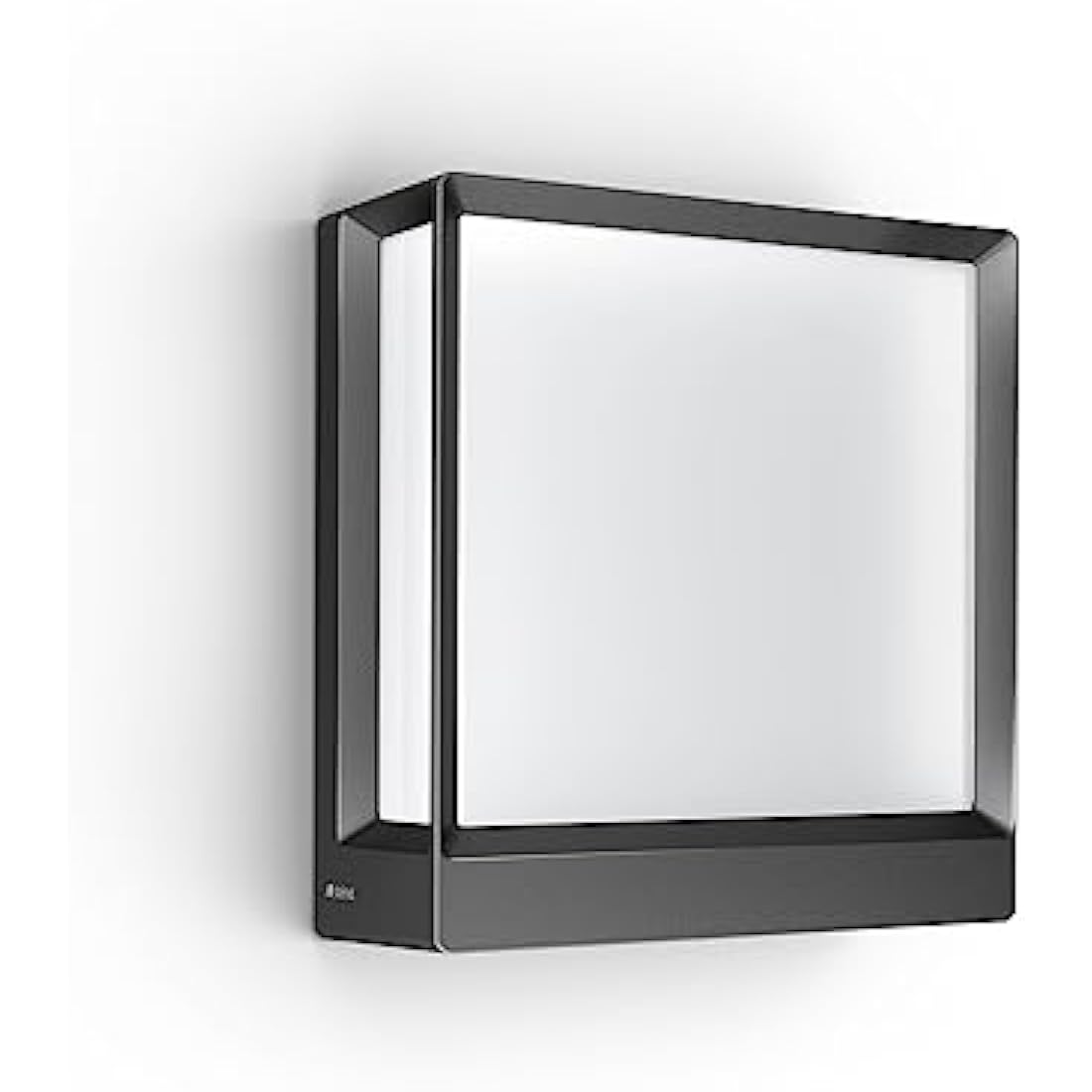 STEINEL Smart LED Outdoor Wall Light L 40 C, dimmable Outdoor Light, Warm White, Remote Control via App, Aluminium