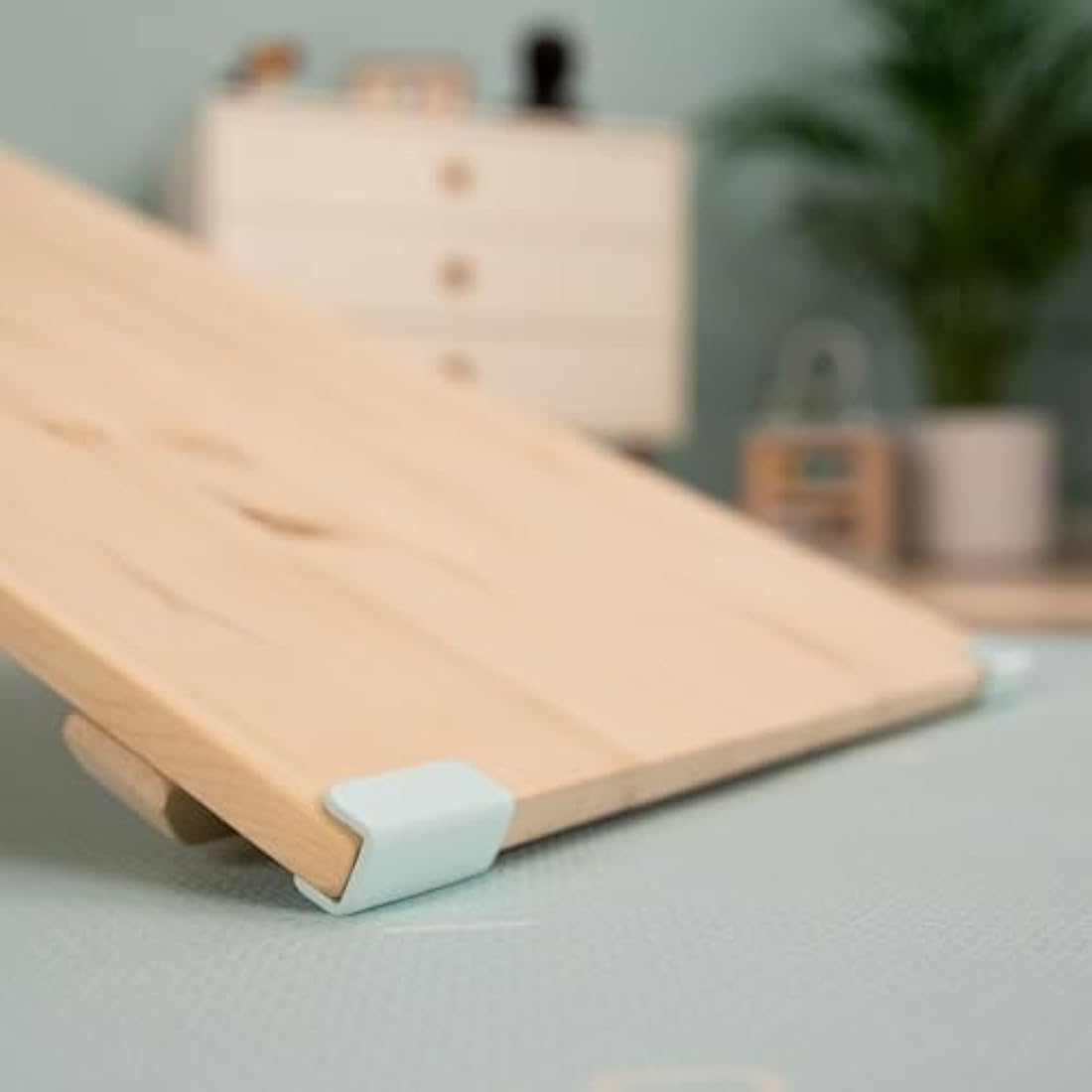 TP Toys, Active Tots, Pikler Style Wooden Indoor Baby and Toddler Ladder, Slide or Bridge, for use with TP Triangle or Climbing Cube, Interative Play, 12 Months+,Wood