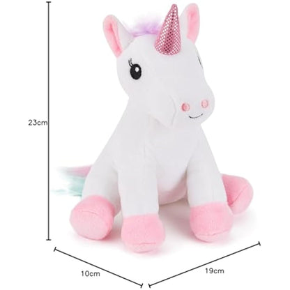 Zappi Co Children's Soft Cuddly Plush Toy Animal - Perfect Perfect Soft Snuggly Playtime Companions for Children (12-15cm /5-6") (Unicorn)
