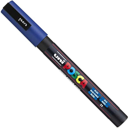Posca Paint Marker Pens - PC-3M and PC-5M - Set of 20 in Canvas Wrap