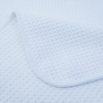 POLYTE Premium Microfibre Kitchen Dish Tea Towel Waffle Weave (White, 40x71) 12 Pack
