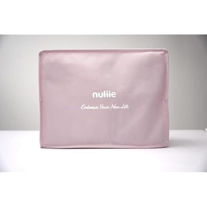 Nuliie Pregnancy Pillow for Sleeping, U Shaped Full Body Pillow with Washable Cooling Fabric Cover, Maternity Pillow Support for Back, Hips, Legs for Pregnant Women (Cooling Light Grey)