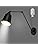 MantoLite Vintage Wall Sconce Black Swing Arm Wall Light Industrial Wall Light for Restaurants Galleries Living Room Black E27 (Include Bulb)