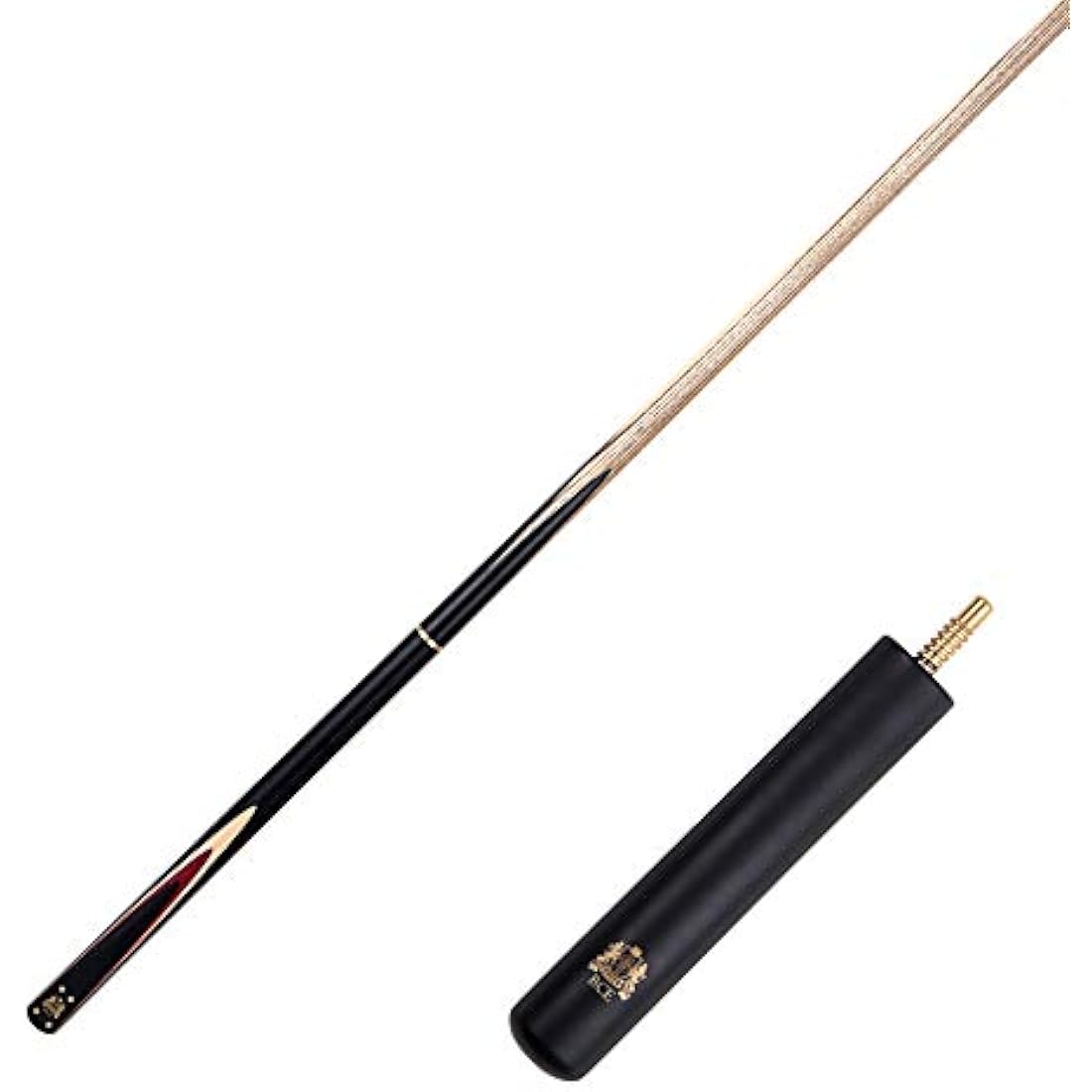 BCE Heritage Sapele Mahogany ¾ Cut Cue- 145cm- 9.5mm tip with 15cm extension and hard case
