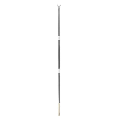 Angoily Adjustable Clothesline Pole Clothes Hook Pole for Wardrobe Garment Reach for Balcony Laundry Drying Splicable Clothes Rod for Hanging and