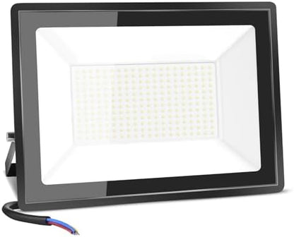 Ankishi 200W LED Floodlight, IP66 Waterproof Security Lights, Super Bright Lights LED 20000LM Outdoor Light, 6500K Daylight White Wall Light for Garden, Patio, Backyard, Front Yard, Garage