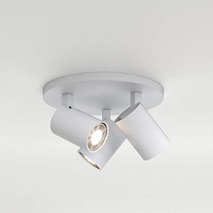 Astro Ascoli Triple Round Indoor Spotlight (Textured White), GU10 Lamp, Designed in Britain - 1286002 - 3 Years Guarantee