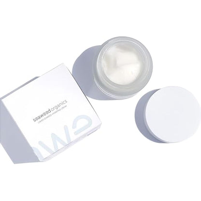 SEAWEED ORGANICS - Lower Seaweed Hydrating Cream, Organic Scottish Kelp, Toothed wrack, Sea spaghetti extract, Day cream, For sensitive Skin, Made in the UK, 50g, DIANA DRUMMOND