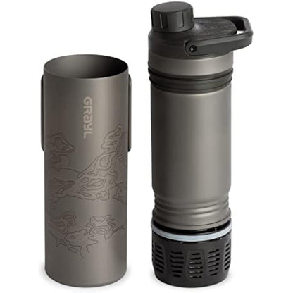 GRAYL UltraPress Titanium Water Purifier - Covert Black