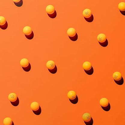 PRO SPIN Ping Pong Balls - Orange 3-Star 40+ Table Tennis Balls | High-Performance ABS Training Balls | Ultimate Durability for Indoor & Outdoor Table Tennis