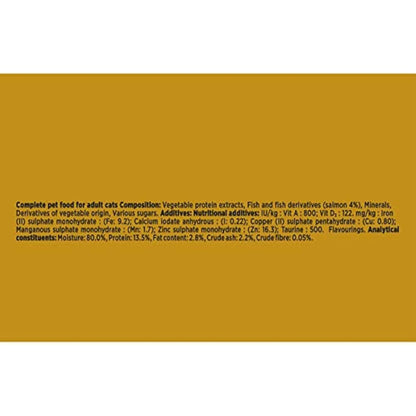 GOURMET Gold Succulent Delights Salmon Wet Cat Food 85g, Pack of 12