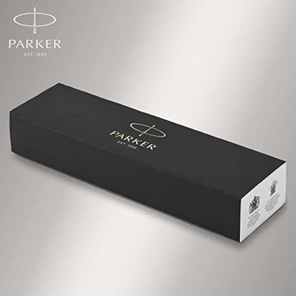 Parker IM Premium Limited Edition Fountain Pen | Lustrous Blue Lacquer with Gold Trims | Fine Gold Nib | Black Ink | Gift Boxed