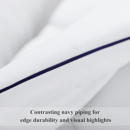 Aisbo Double Duvet 10.5 Tog - All Year Round Fluffy Quilt Duvet Double Bed with Corner Tabs, Ultra Soft Duvet Insert 300GSM, 200x200cm