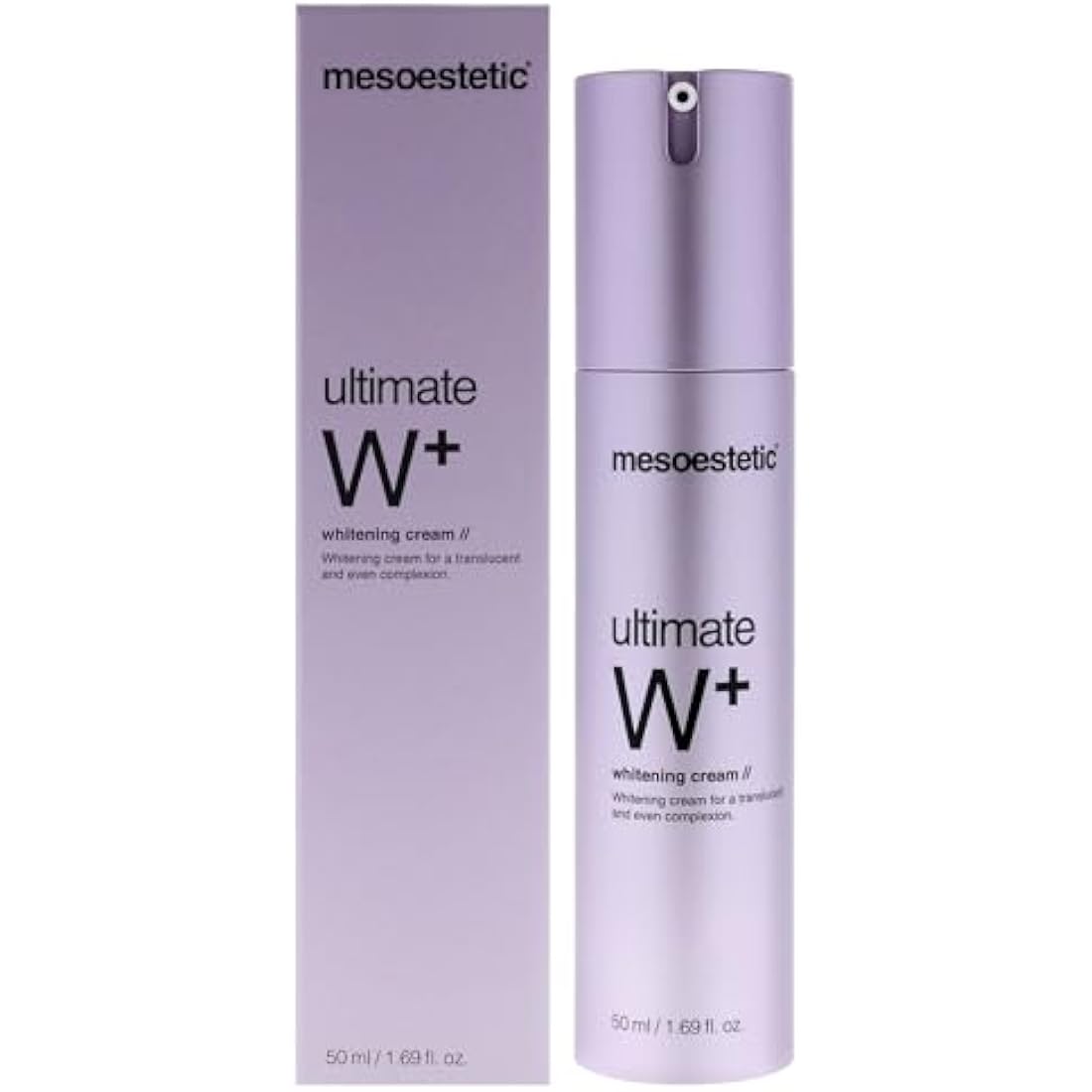 Ultimate W Plus Whitening Cream by Mesoestetic for Unisex - 1.69 oz Cream