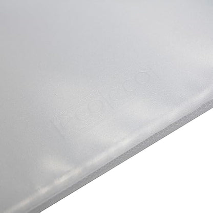 eco-eco A3 Size 50% Recycled 60 Pocket Clear Presentation Display Book, Storage Case Portfolio Art Folder with Plastic Sleeves, eco102